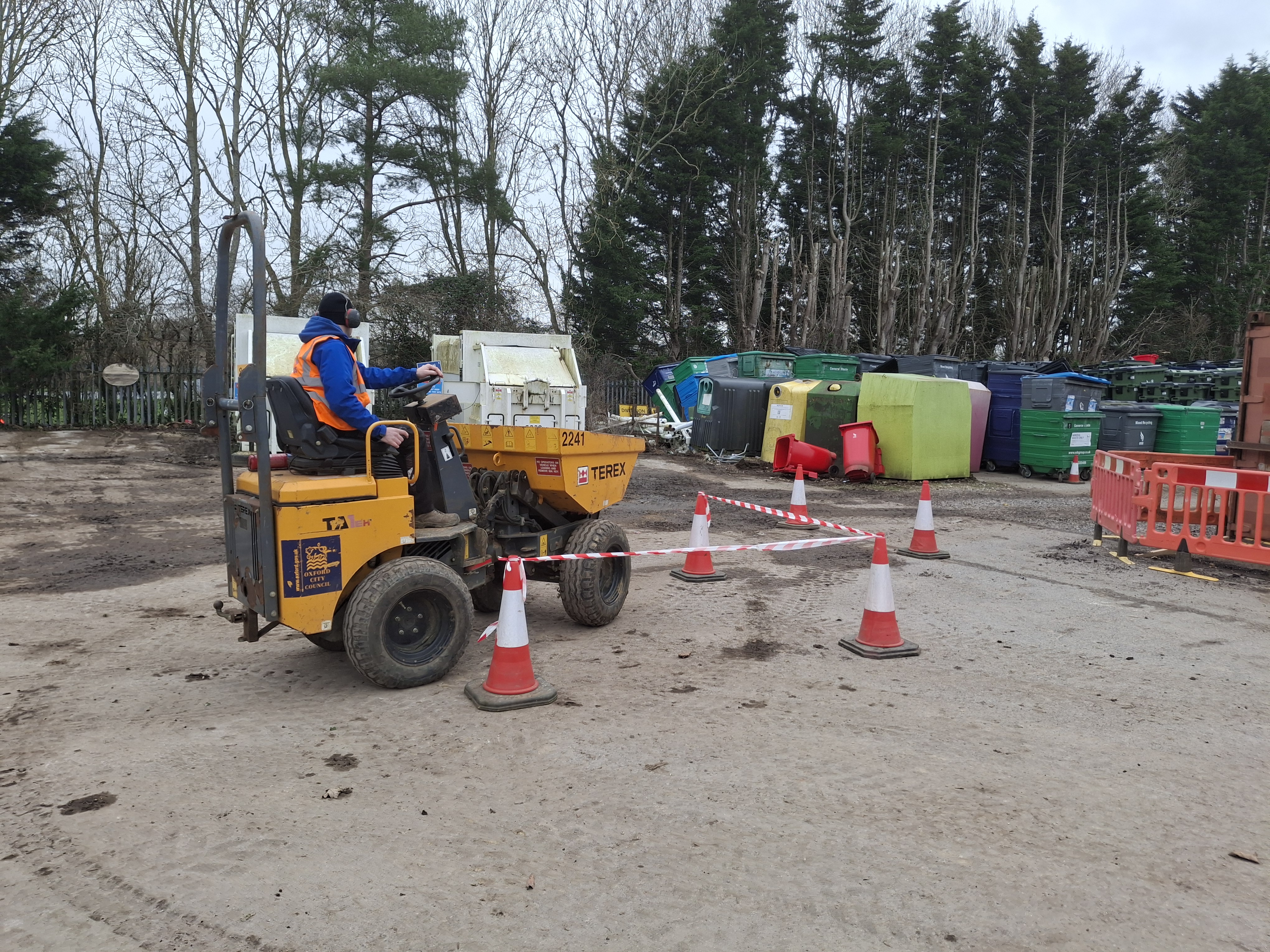 On-site streetworks training in progress